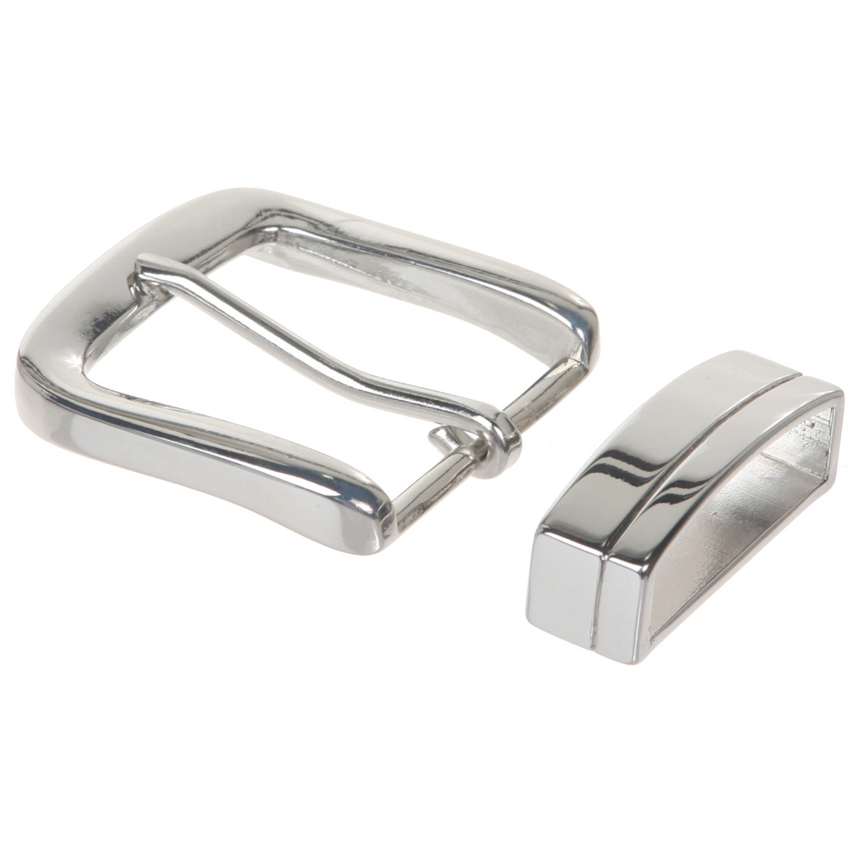 1 1/2" (38 mm) Nickelfrei Einzelzinken Quadrat Gürtelschnalle Set - Bild 10 von 12