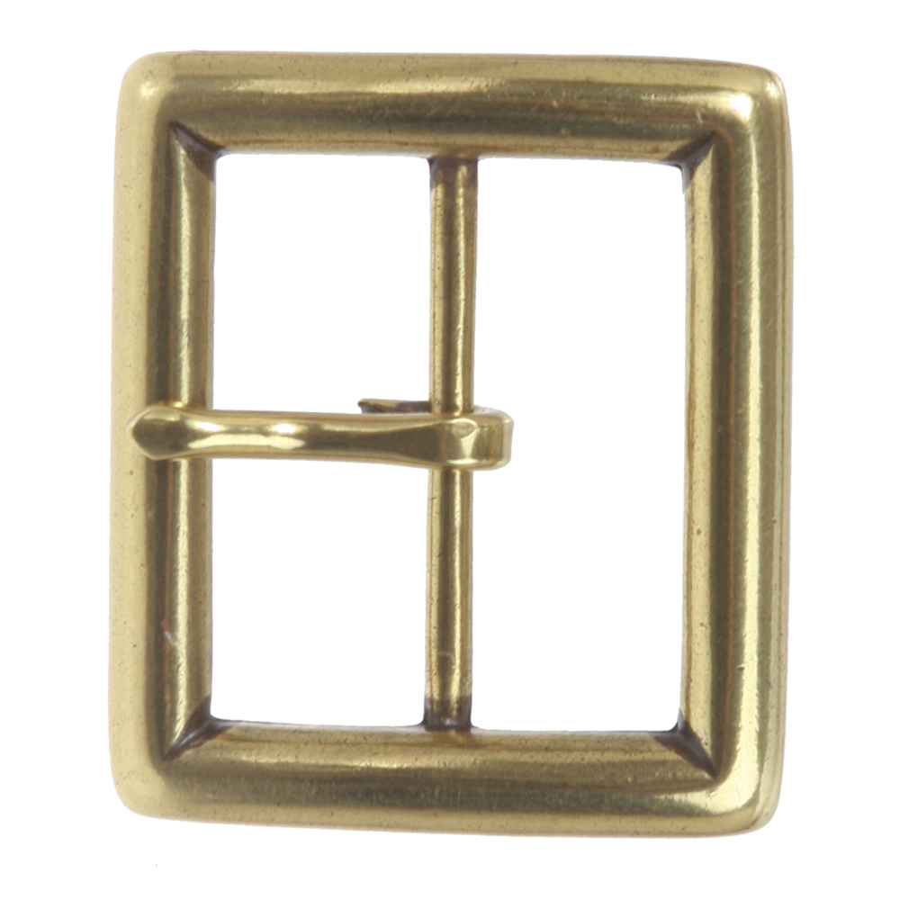 Hebilla de cinturón cuadrada de 1 5/8" (42 mm) sin níquel barra central de una sola clavija - Imagen 5 de 6