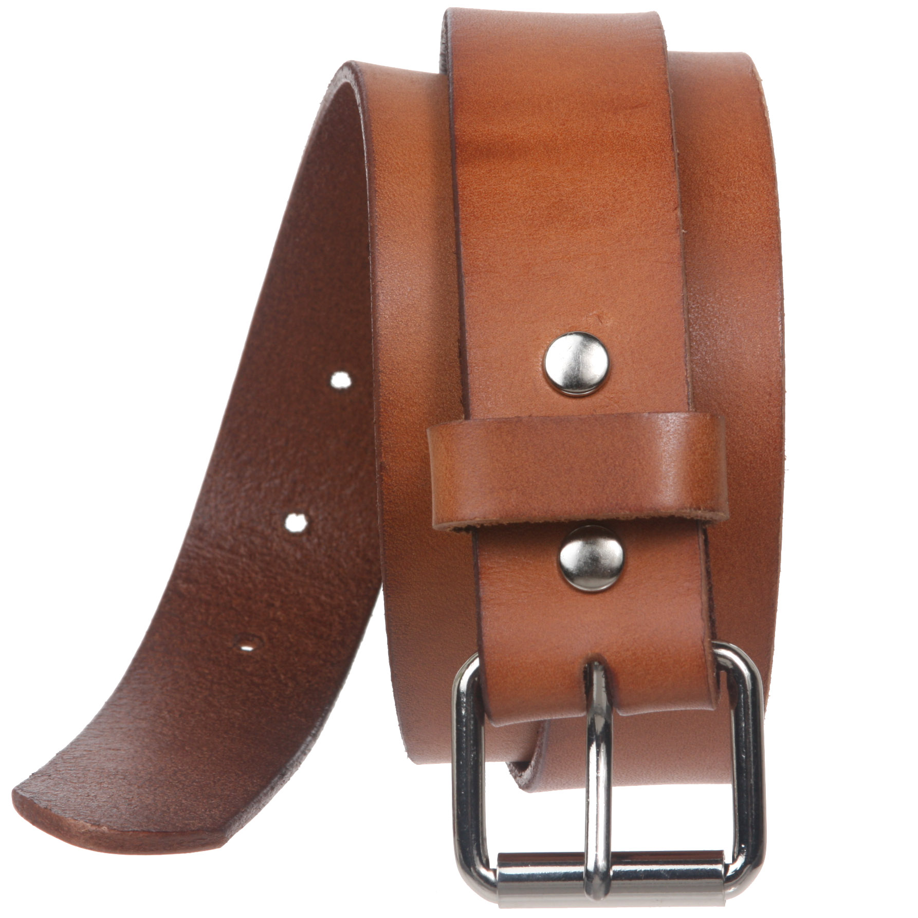 1 1/4" (34 mm) Snap On Standard Plain Full Grain Cow High Leather Belt - Picture 19 of 40