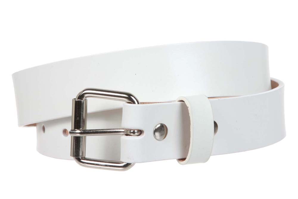 1 1/4" (34 mm) Snap On Standard Plain Full Grain Cow High Leather Belt - Picture 27 of 40