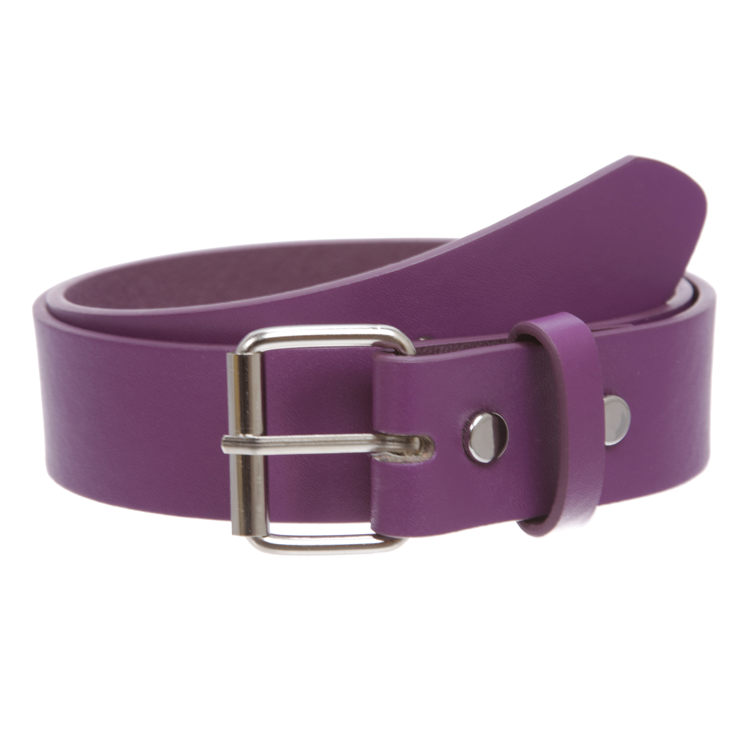 Kids or Extra Small Size Snap On Plain Leather Belt - Picture 57 of 76