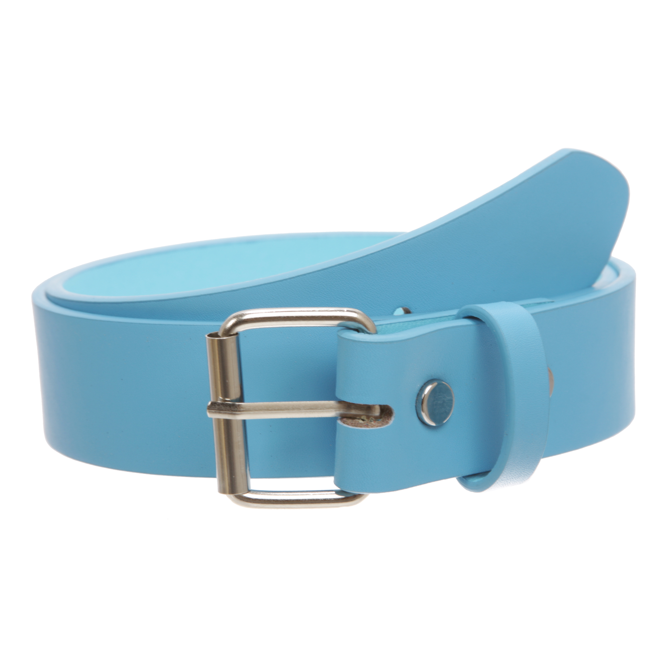 Kids or Extra Small Size Snap On Plain Leather Belt - Picture 73 of 76