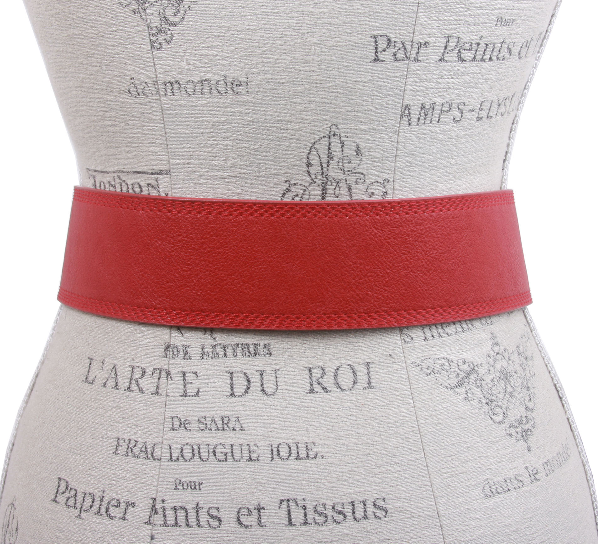 Women's 2 1/4" Wide High Waist Stitch Rectangular Leather Belt eBay