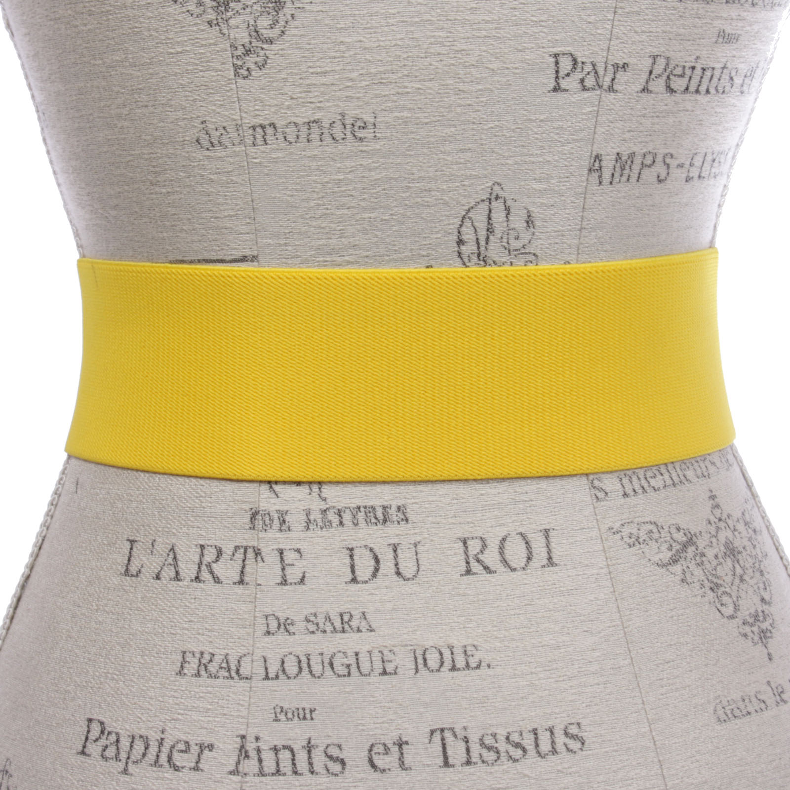 Cinturón elástico de cuero de cintura alta elástico de 2 1/2" (64 mm) ancho para mujer - Imagen 27 de 30