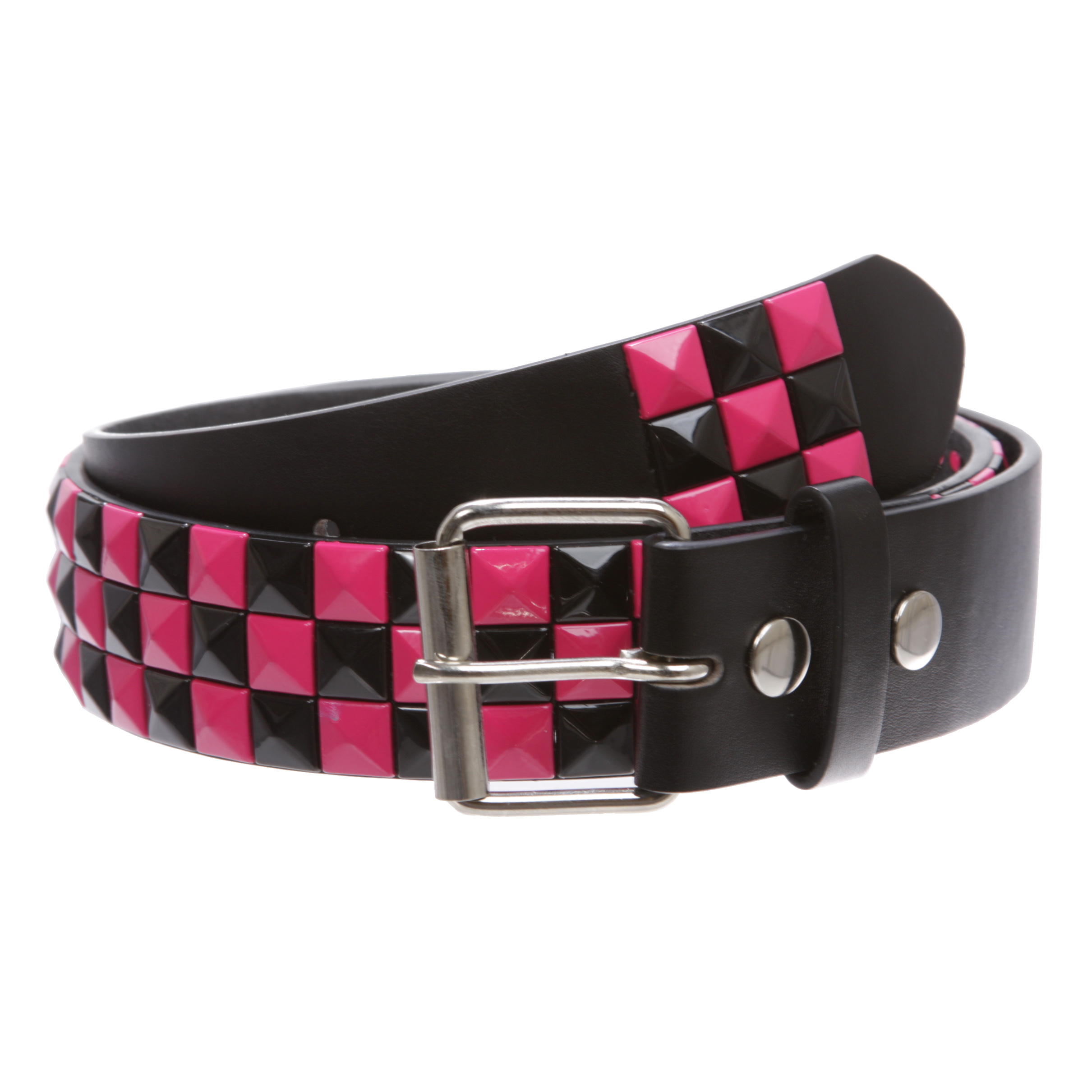 【HI FI FNK】Flower Stud Belt Self Edge x HTC Hand-Made Studded Belt - Skinny Flower