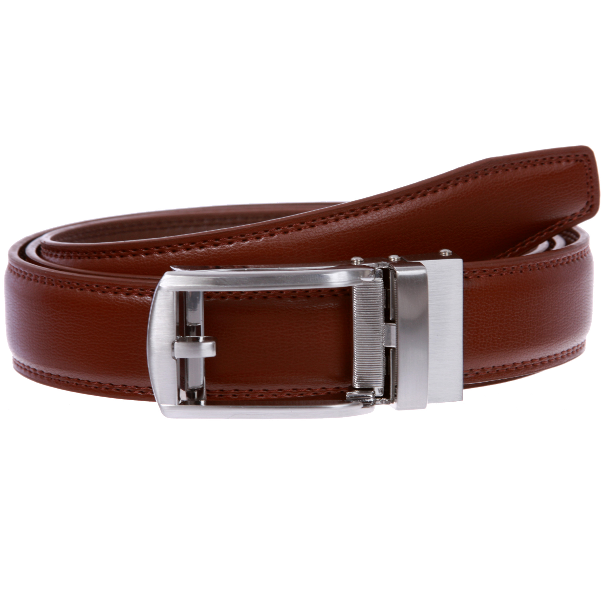 Men's Microfiber Adjustable Automatic Ratchet Slide Perfect Fit Belt - Picture 11 of 20