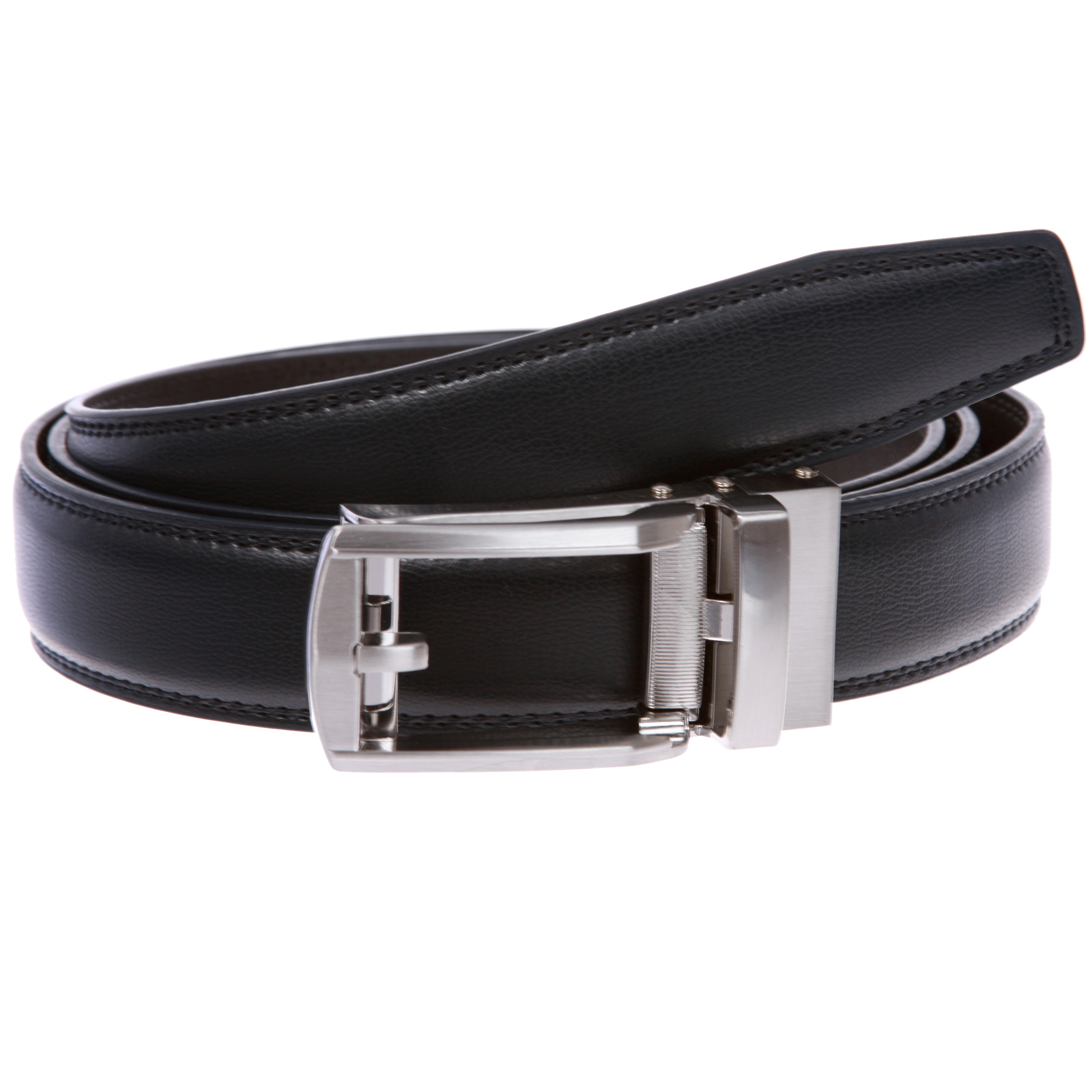Men's Microfiber Adjustable Automatic Ratchet Slide Perfect Fit Belt - Picture 13 of 20