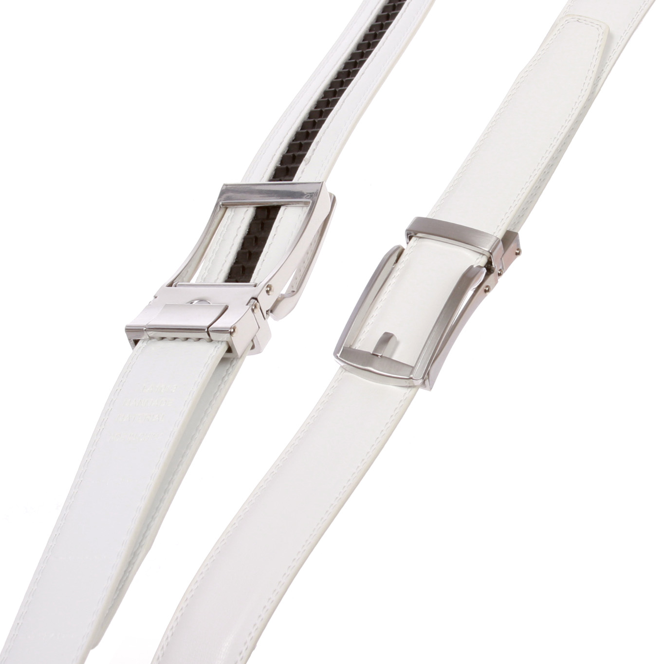 Men's Microfiber Adjustable Automatic Ratchet Slide Perfect Fit Belt - Picture 16 of 20