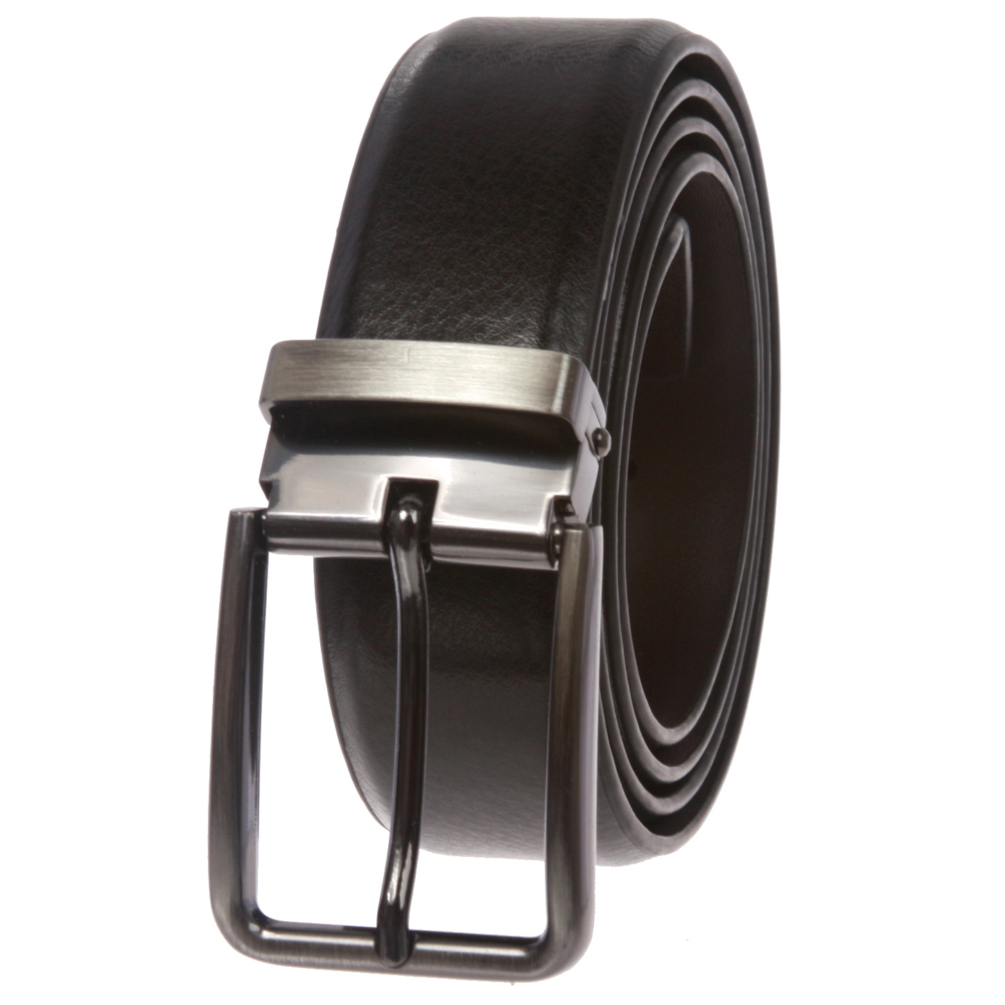 Herren One-Size-Fits-All Feder Kanten Leder eleganter Gürtel - Bild 9 von 10