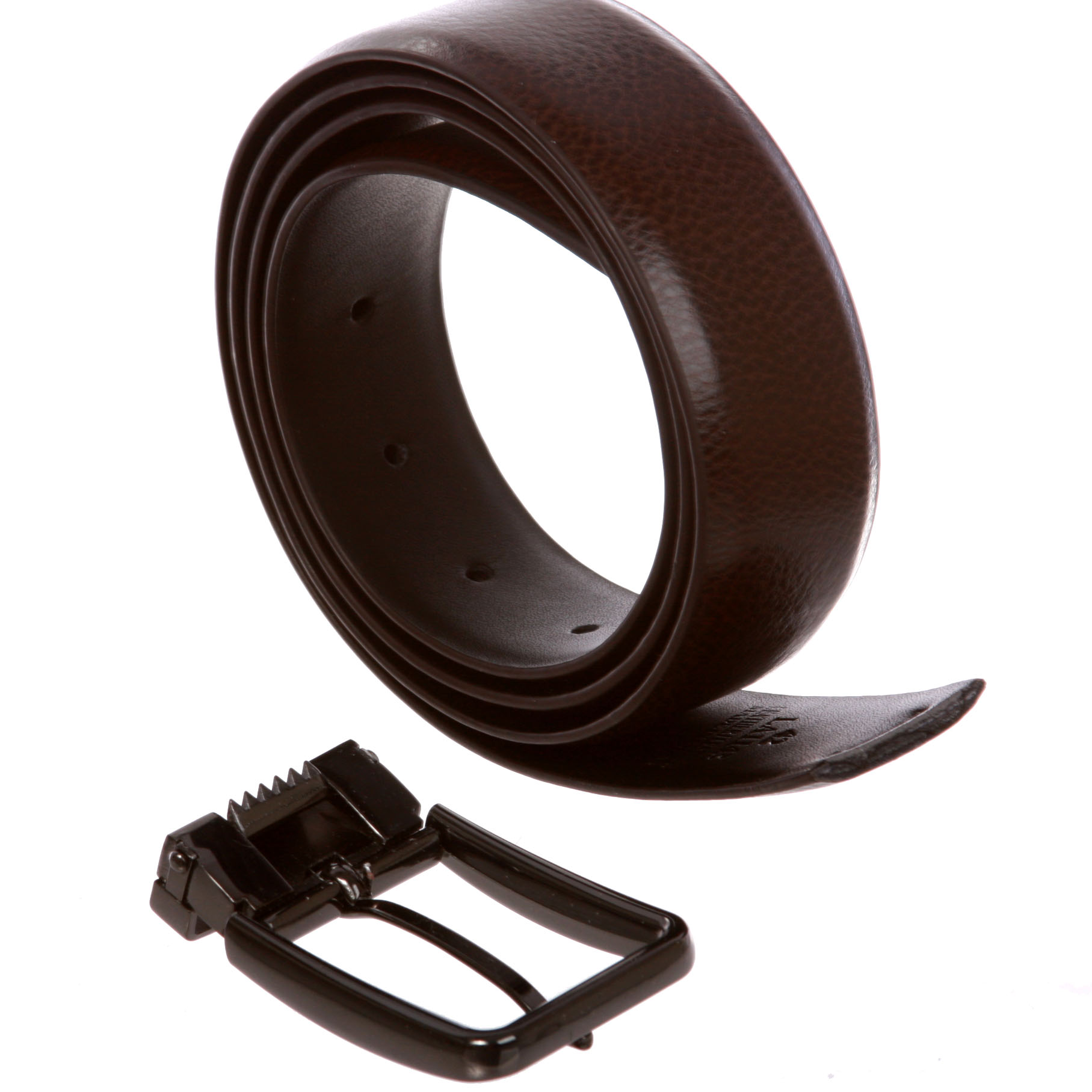 Herren One-Size-Fits-All Feder Kanten Leder eleganter Gürtel - Bild 8 von 10