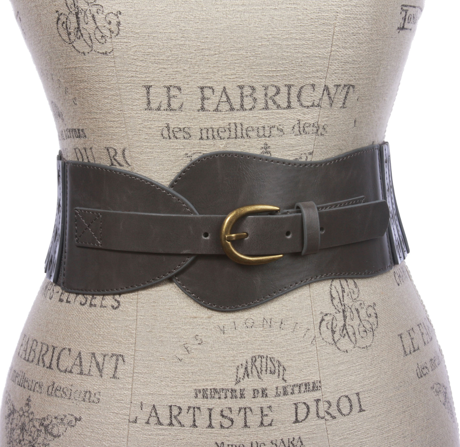Cinturón elástico de moda de cintura alta de 3" de ancho para mujer - Imagen 21 de 24