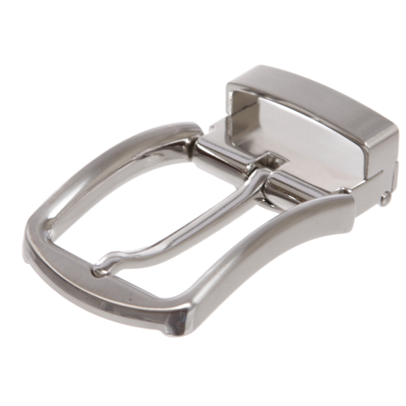 1 3/8 Inch (35 mm) Nickel Free Brass, Silver or Gold Clamp Belt Buckle