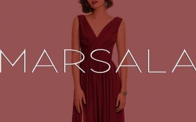 Vestido de madrinha de casamento marsala