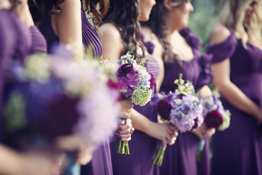 Ultravioleta pantone no casamento