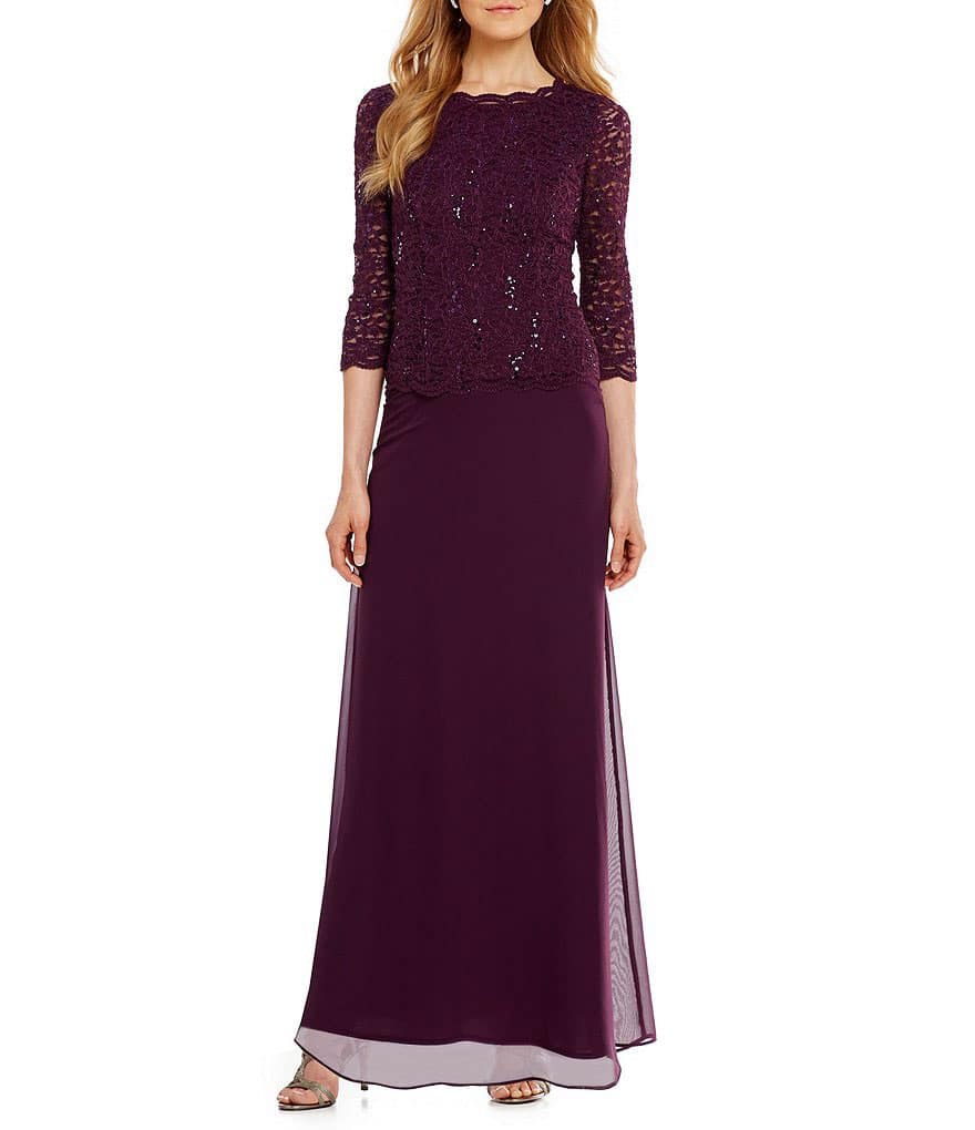 vestido longo vinho