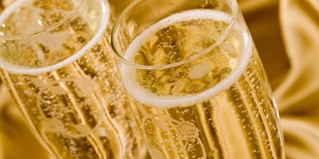 bebida fina no orçamento de casamento