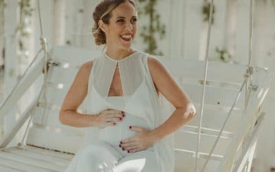 Vestido de casamento para noivas gestantes