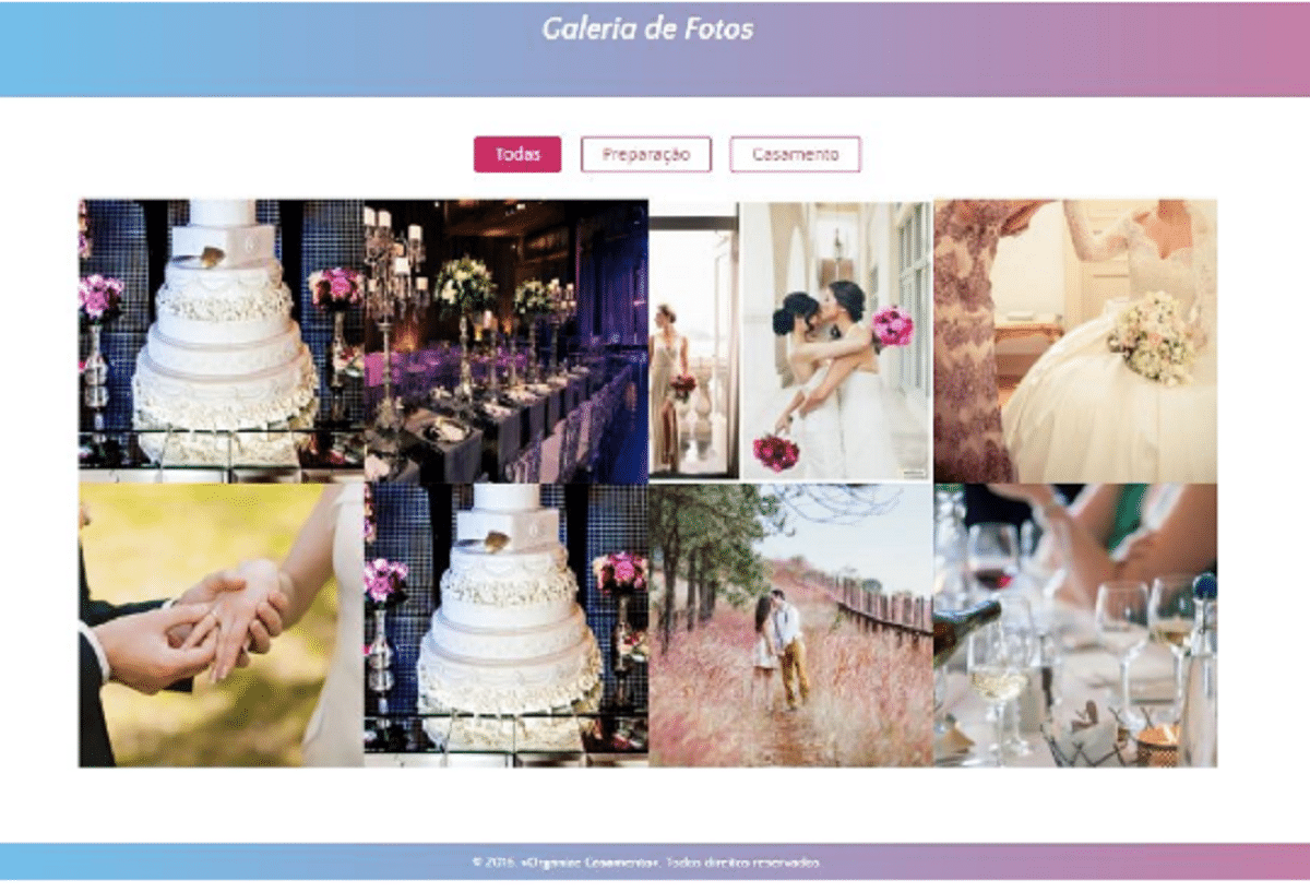 Site dos Noivos