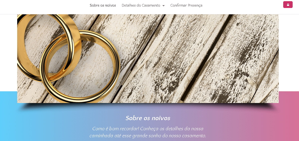 motivos para ter seu site de casamento