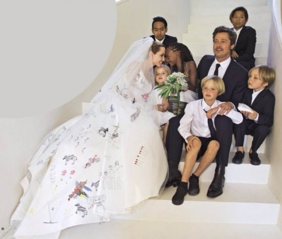 filhos na festa de casamento