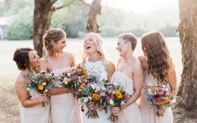 Paleta de cores para os vestidos de madrinhas de casamento