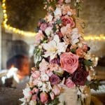 bolos de casamento decorados com flores