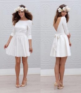 vestido de noiva de casamento civil
