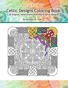 CelticDesignsColoringBookCoverKristenNFox