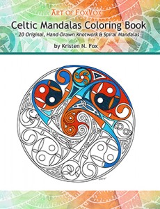 CelticMandalasColoringBookCoverKristenNFox