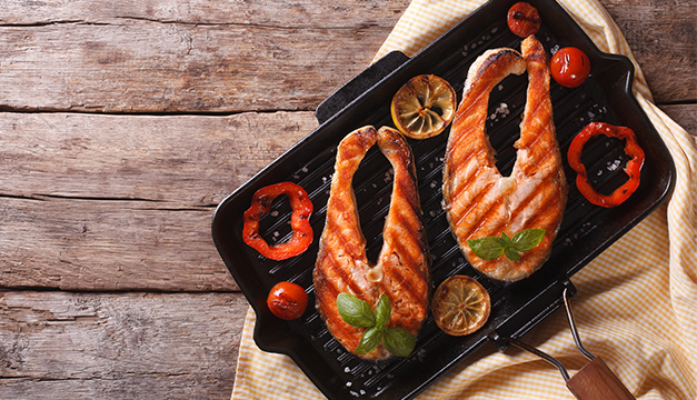 pescado dieta asado nutricion