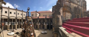 Set design for Terry Gilliam's next movie shot in the Thomar Knights Templar Castle.