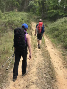 A glimpse of the Irish walking the Camino Portuguese.