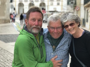 James, Tom and Patty—new pilgrim friends in Thomar.