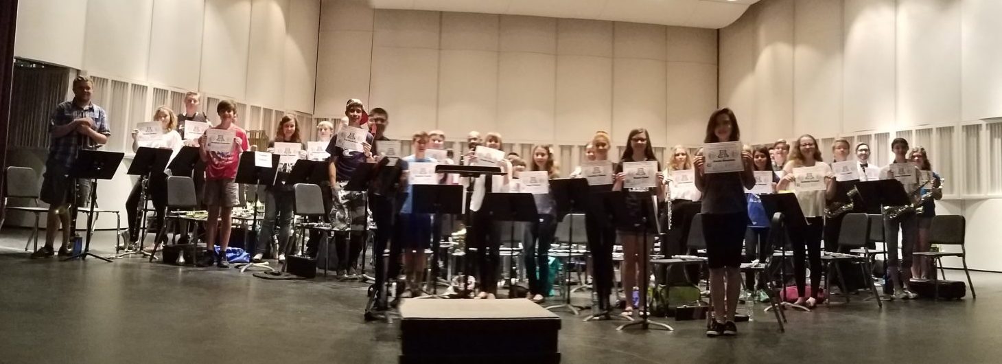 Outreach Band students