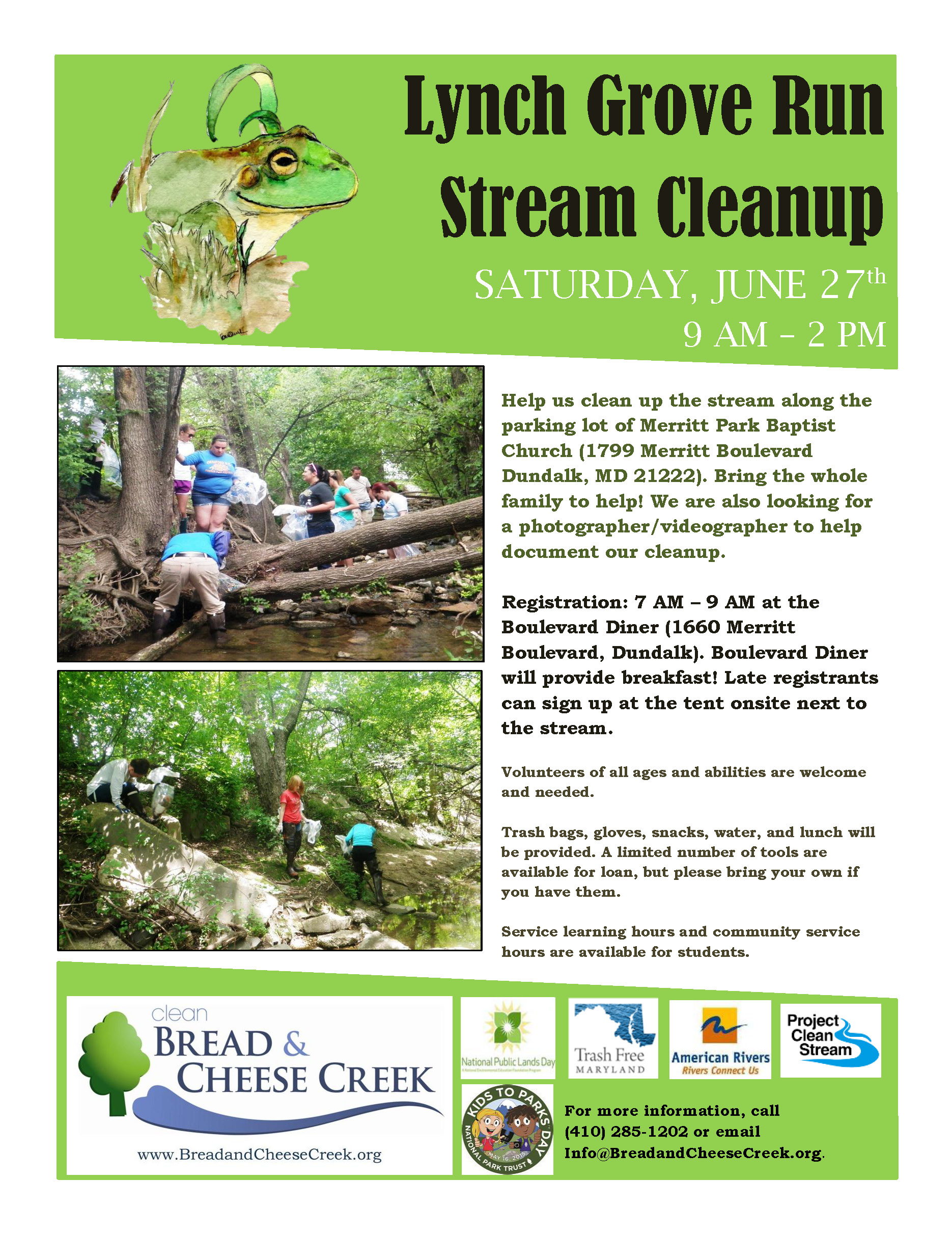 June 27th lynch grove run stream flyer