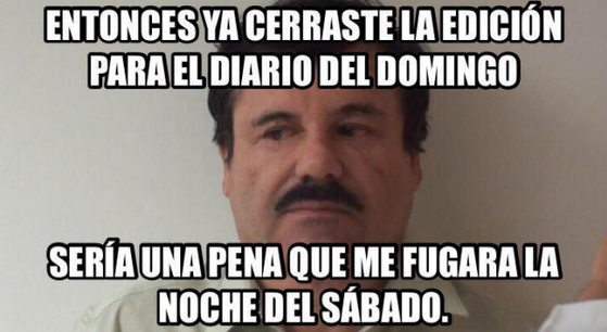 La fuga de El Chapo en memes