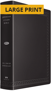 Jeremiah Study Bible - Hardcover Large Print Black Soft-Touch Leather Luxe Jeremiah Study Bible - Hardcover Large Print Black Soft-Touch Leather Luxe