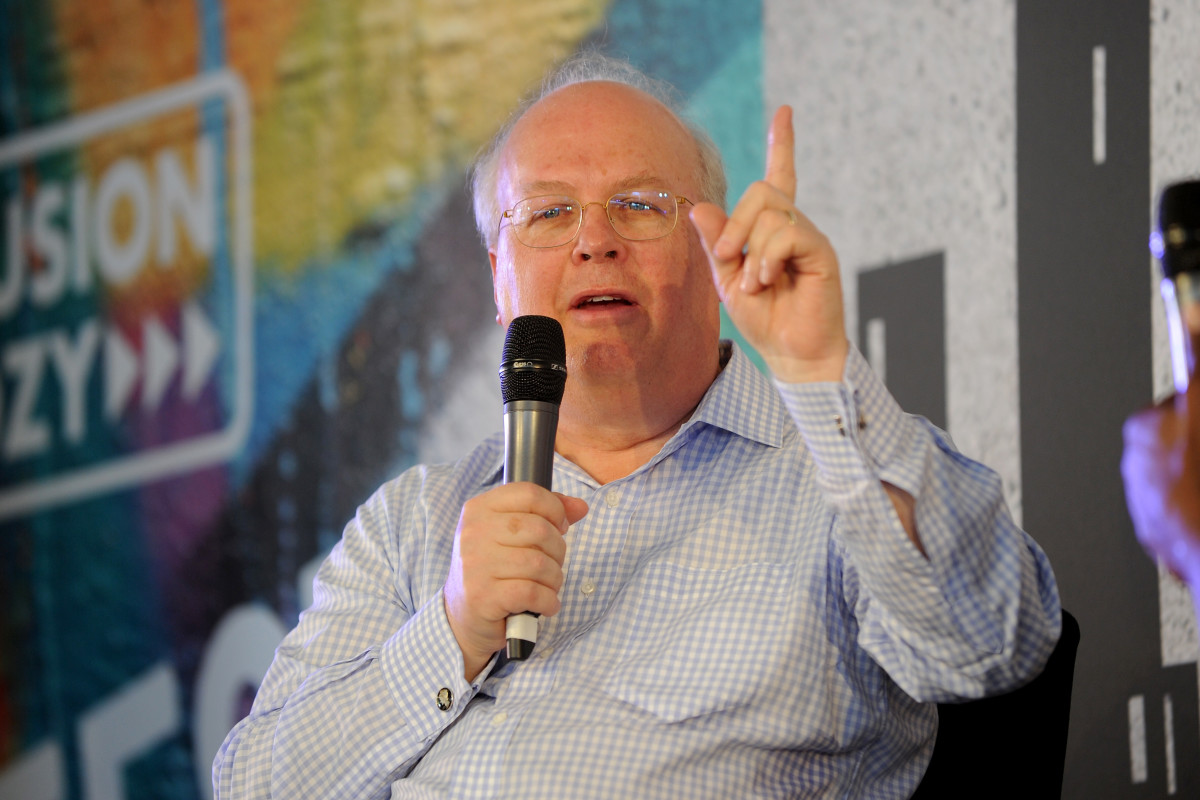 Karl Rove at OZY Fusion Fest 2016. (Photo by Brad Barket/Getty Images for Ozy Fusion Fest)
