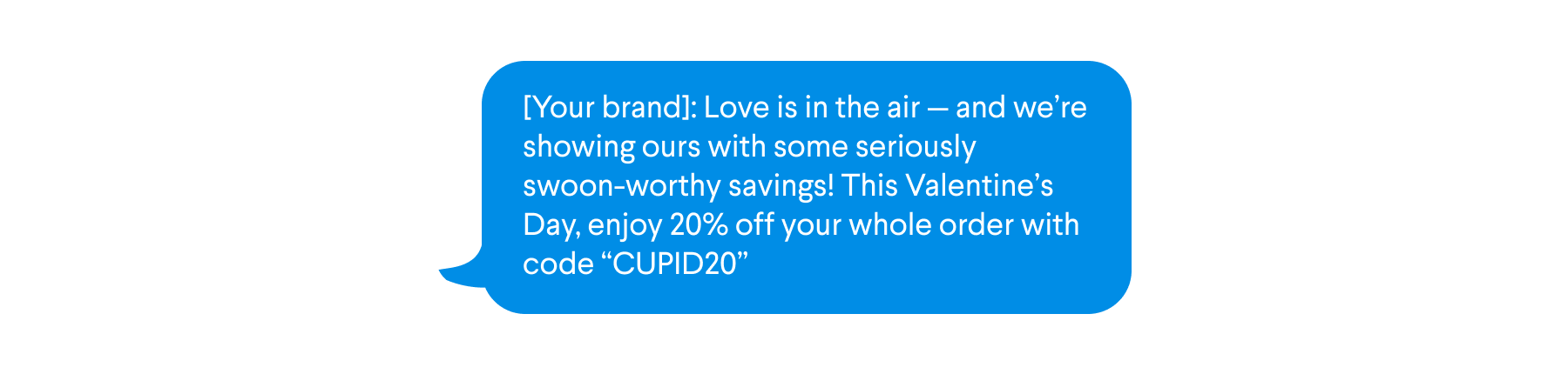 Valentine's Day SMS Promo Campaign