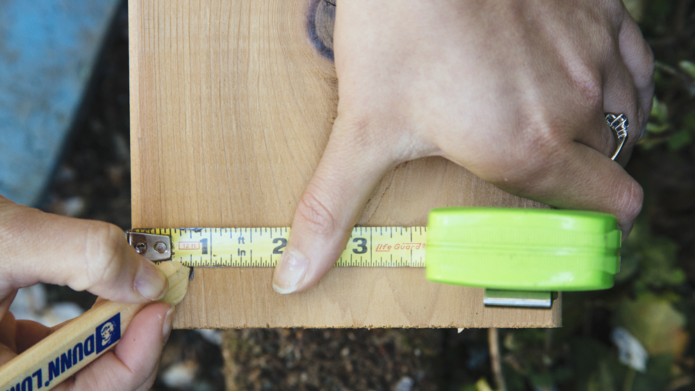 planter bed measuring planter bed measuring
