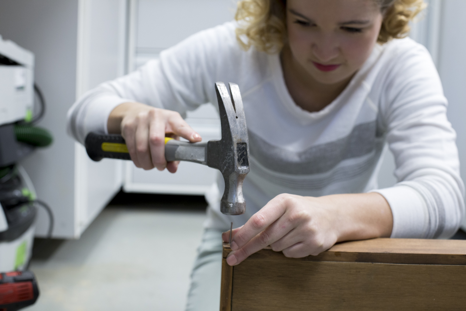 hammer wood serving tray