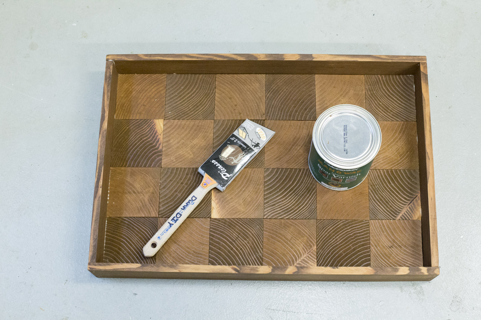 diy wood serving tray