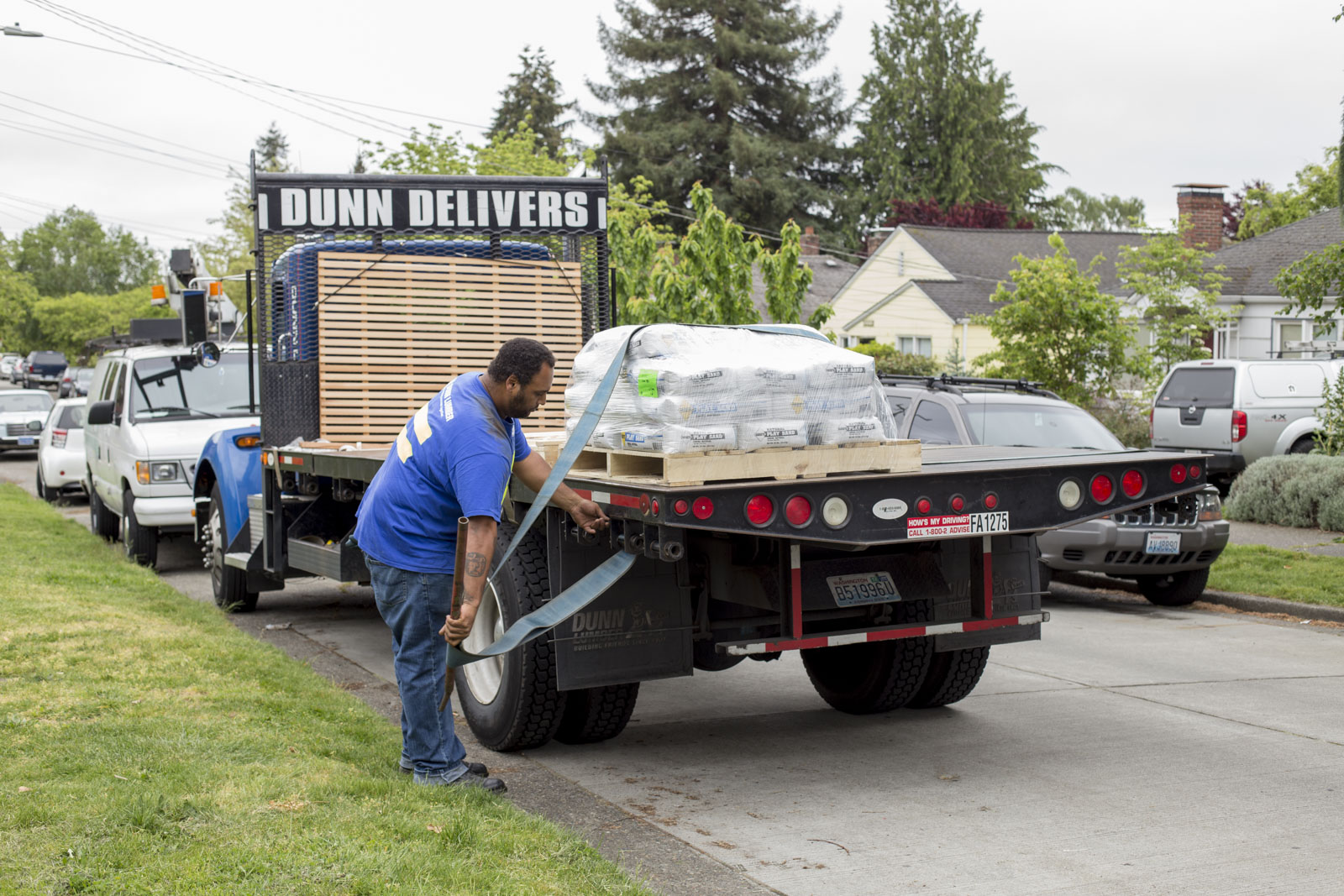 sand being delivered in seattle