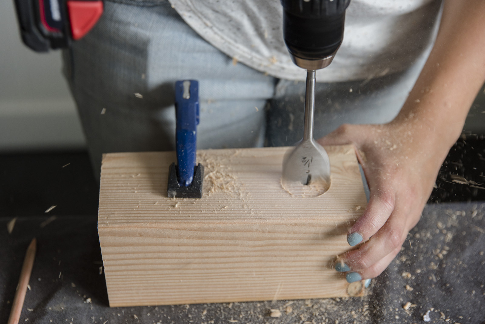 drill bit for pencil holder