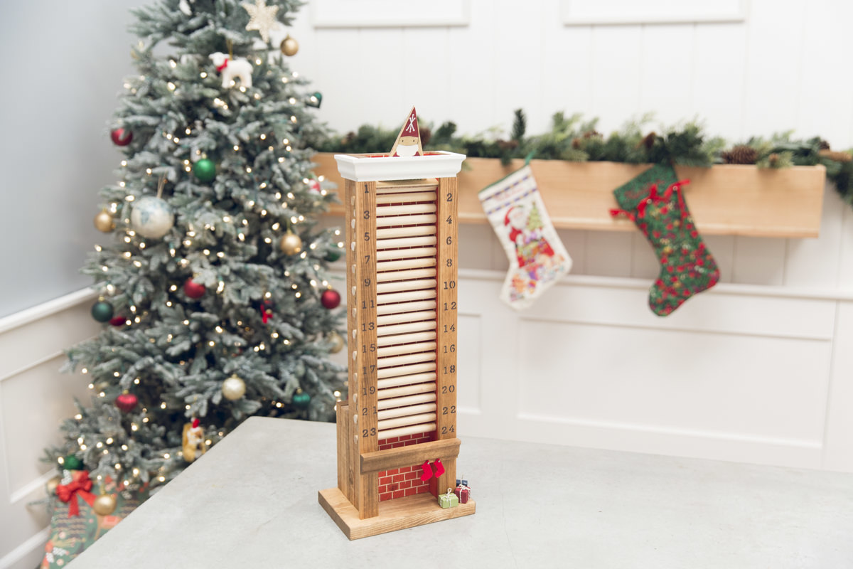 Traditional Wooden Advent Calendar with Drawers - 1 each