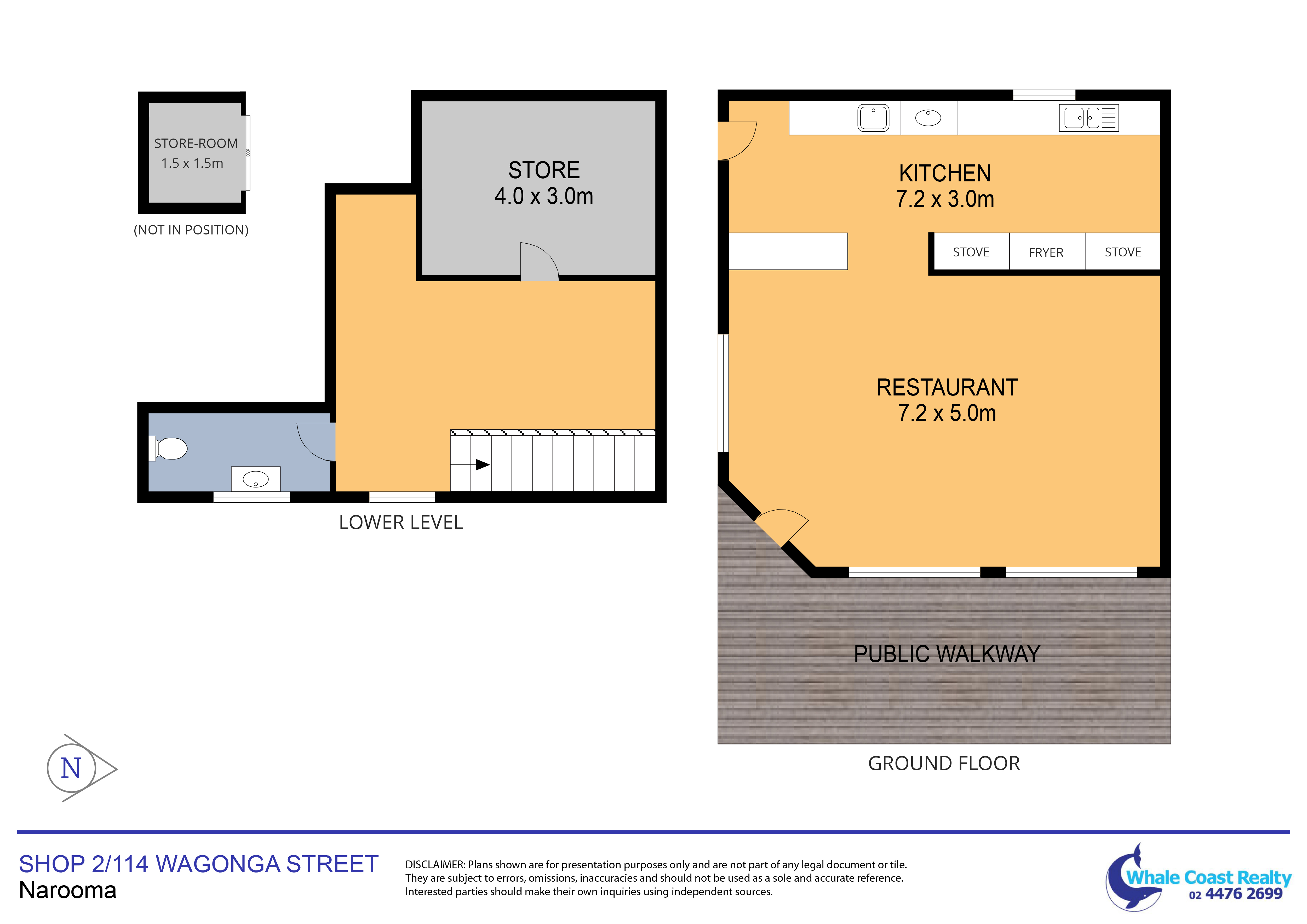 2 / 114 WAGONGA STREET, Narooma