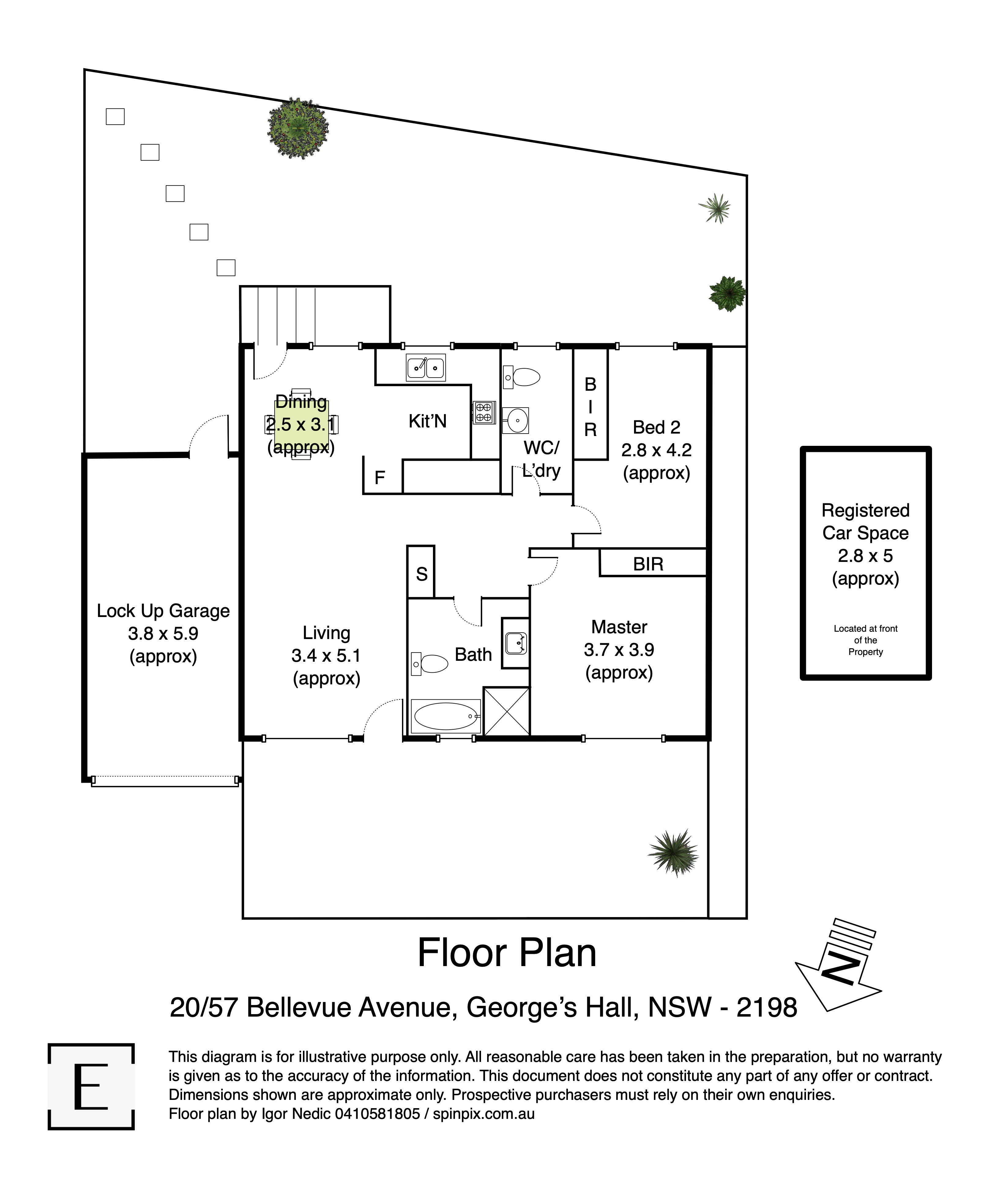 20 / 57 Bellevue Avenue, Georges Hall