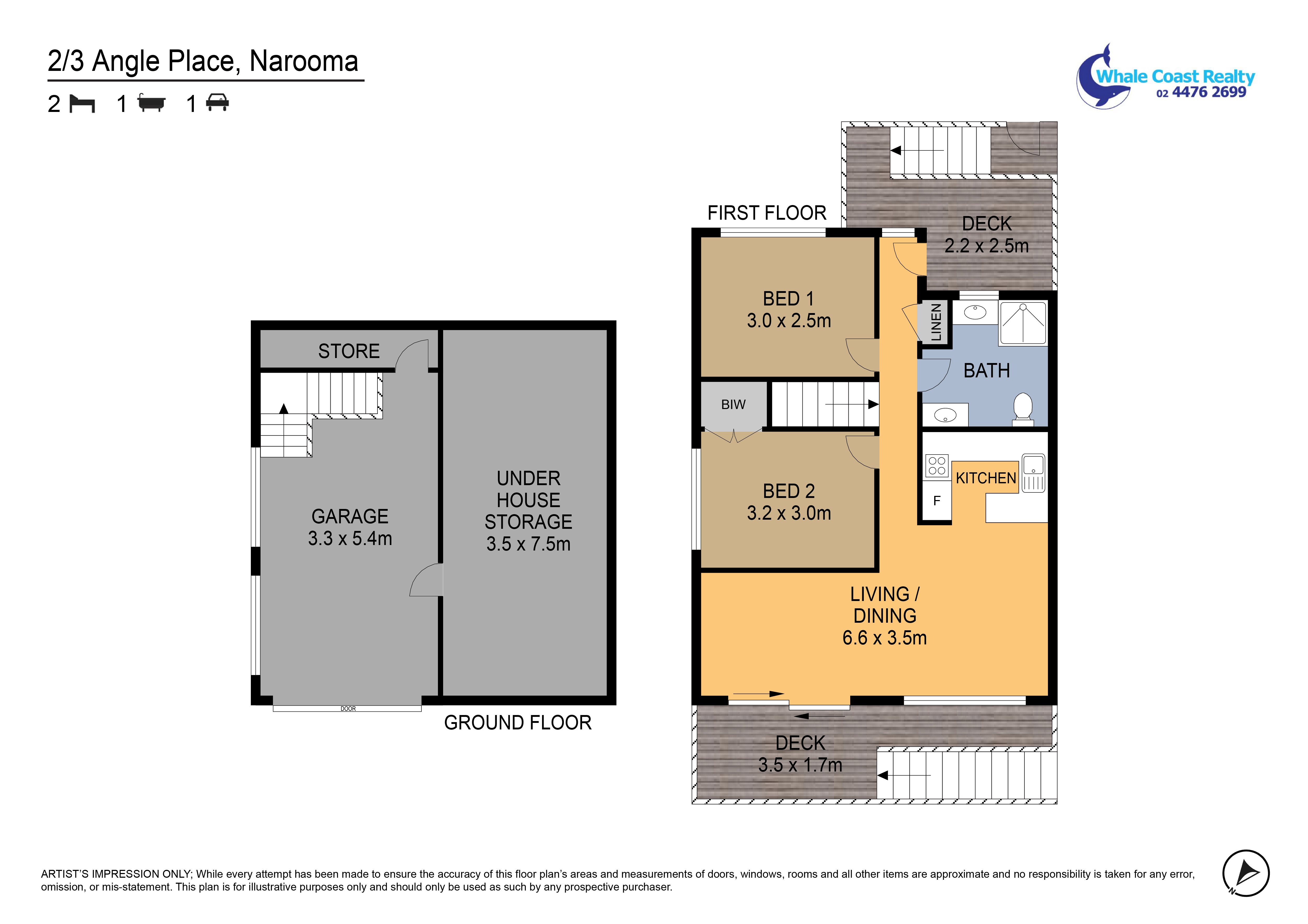 2 / 3 Angle Place, Narooma