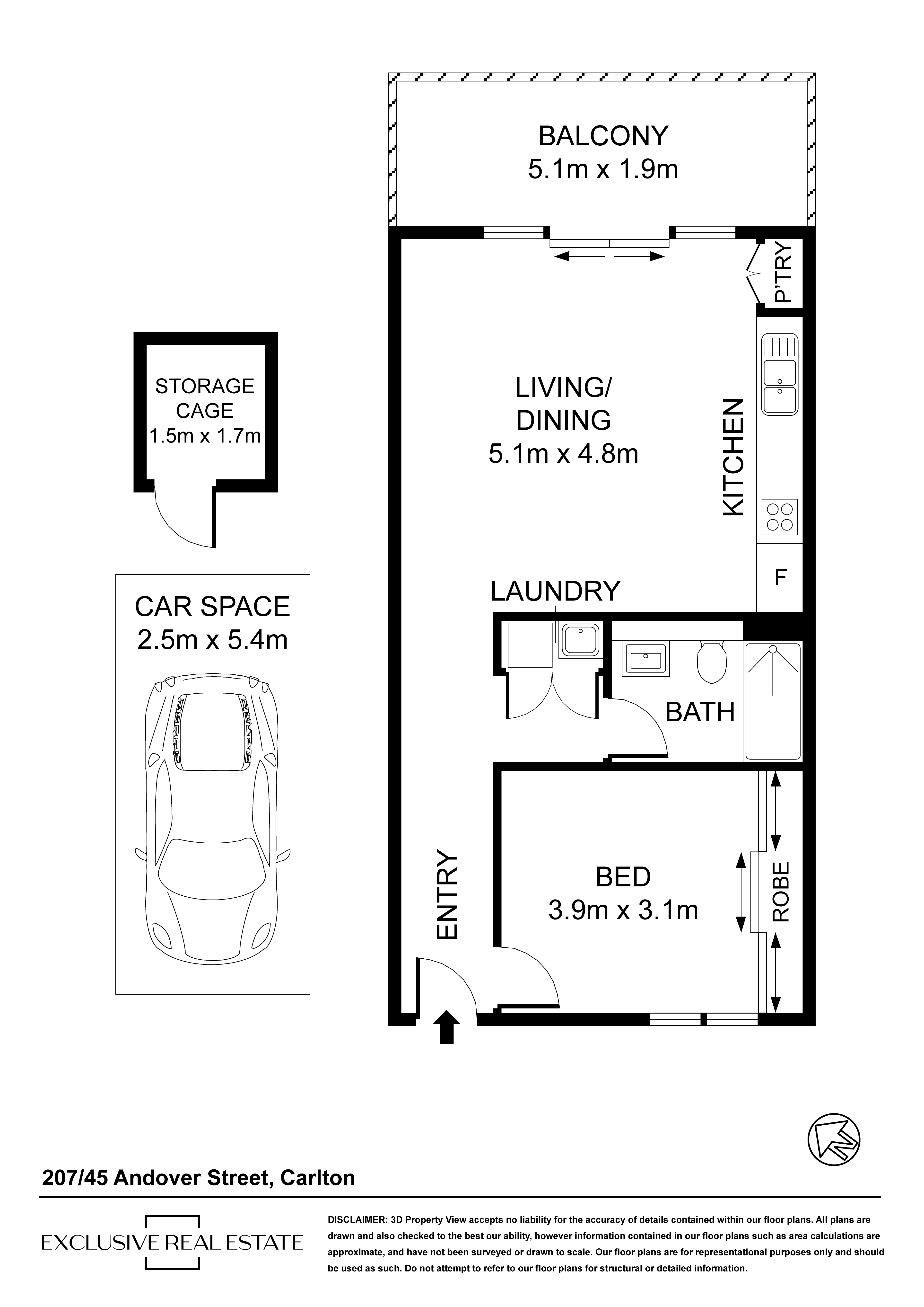 207 / 45 Andover Street, Carlton