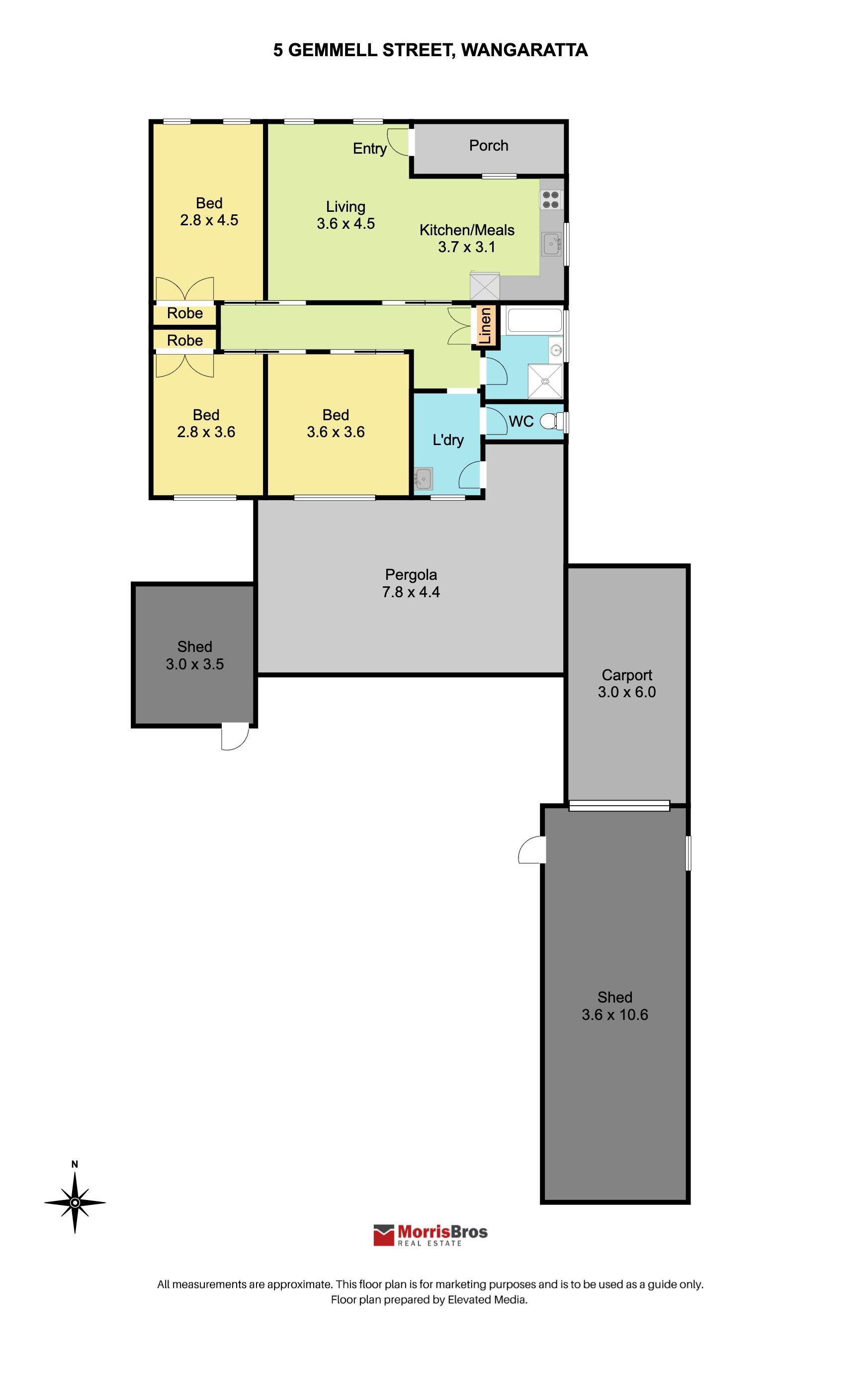 5 Gemmell Street , Wangaratta